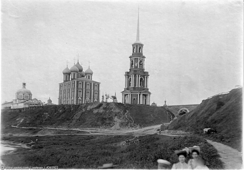 Кремль, Рязань (Рязань, город, Рязанская область). архивная фотография, Фото с сайта pastvu.ru  Фото 1900-1917 гг