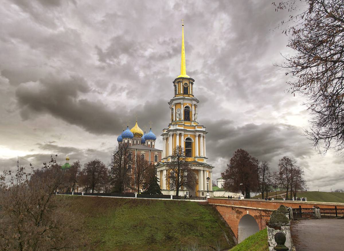 общий вид в ландшафте. Кремль, Рязань (Рязань, город, Рязанская область)