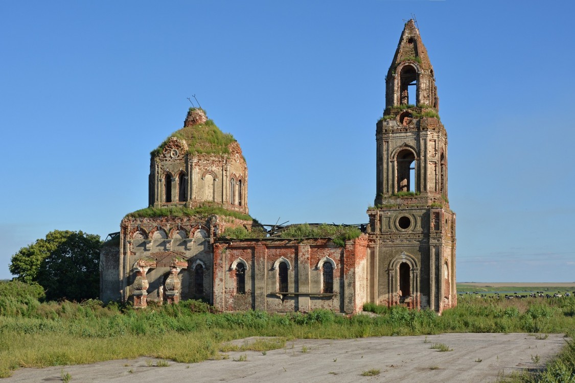 Церковь Михаила Архангела, Новотишевое (Александро-Невский район, Рязанская область). фасады, Северный фасад