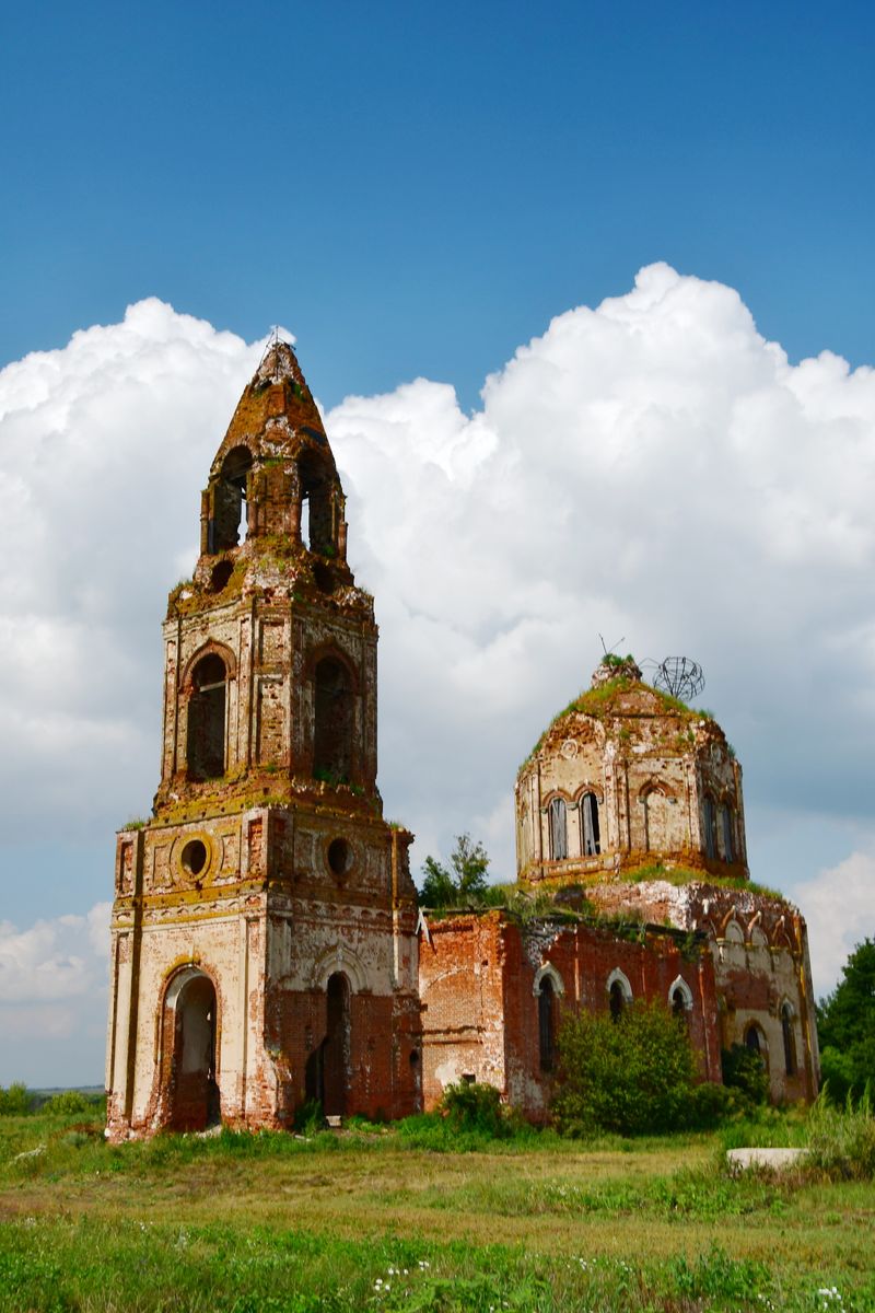 фасады. Церковь Михаила Архангела, Новотишевое (Александро-Невский район, Рязанская область)