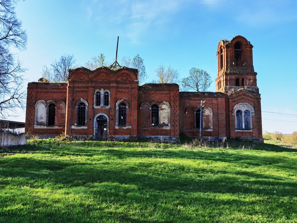 Церковь Преображения Господня, Спасское (Милославский район, Рязанская область). фасады