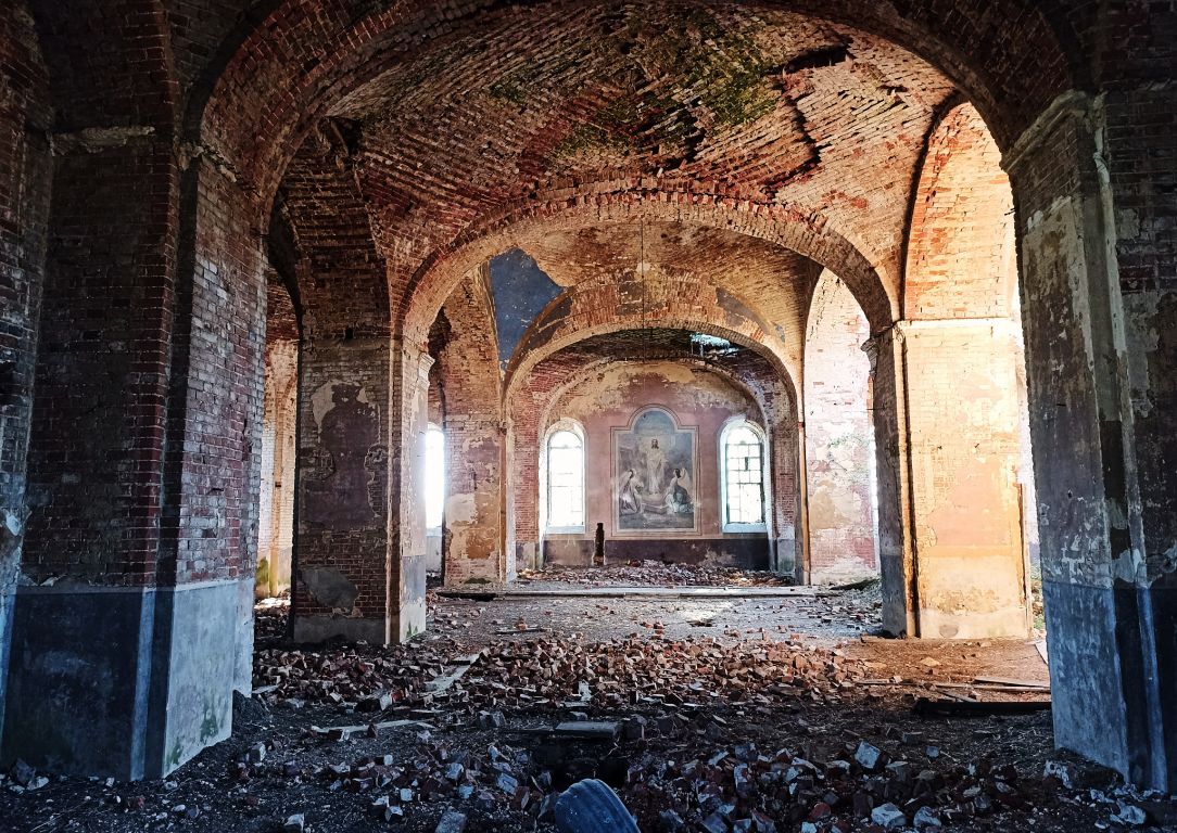 Церковь Преображения Господня, Спасское (Милославский район, Рязанская область). интерьер и убранство