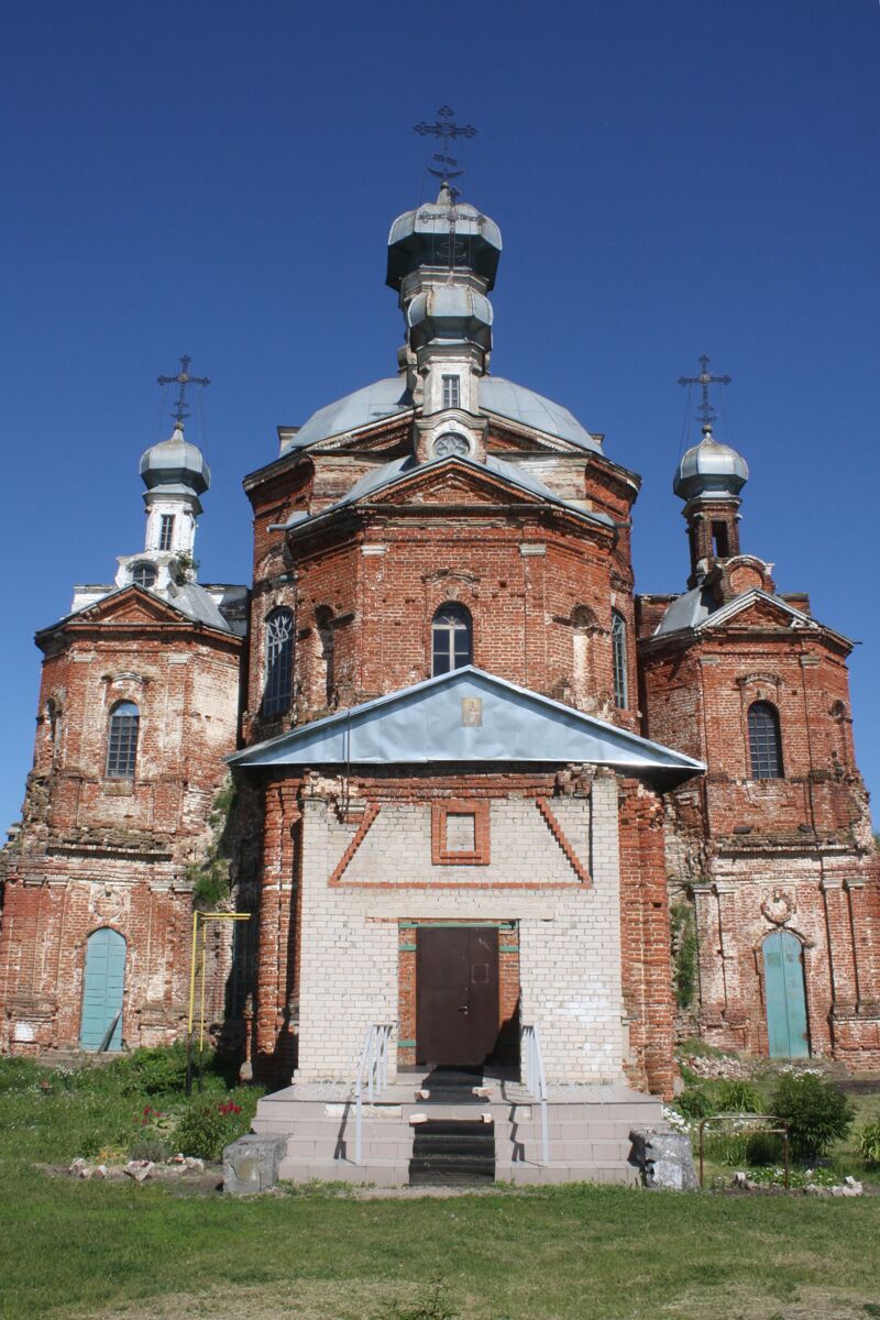 Церковь Покрова Пресвятой Богородицы, Покрово-Гагарино (Милославский район, Рязанская область). фасады