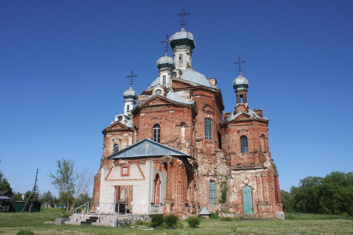 Церковь Покрова Пресвятой Богородицы, Покрово-Гагарино (Милославский район, Рязанская область). фасады