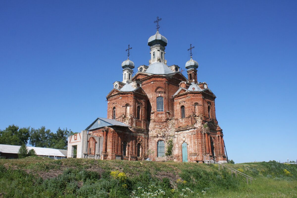 Церковь Покрова Пресвятой Богородицы, Покрово-Гагарино (Милославский район, Рязанская область). фасады