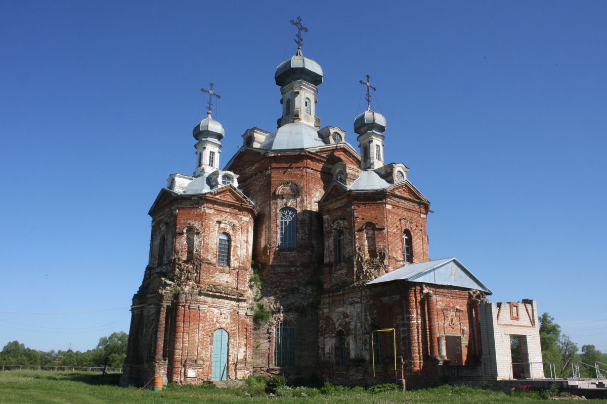 Церковь Покрова Пресвятой Богородицы, Покрово-Гагарино (Милославский район, Рязанская область). фасады