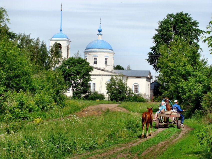 Церковь Рождества Пресвятой Богородицы, Ново-Александрово (Милославский район, Рязанская область). документальные фотографии