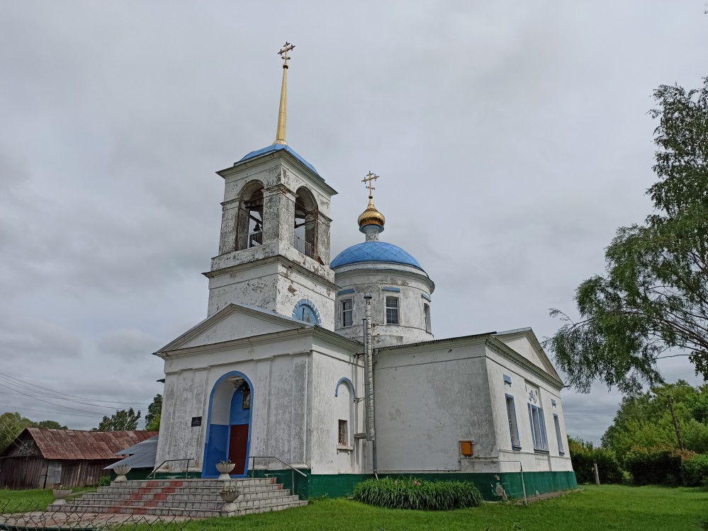 Церковь Рождества Пресвятой Богородицы, Ново-Александрово (Милославский район, Рязанская область). фасады
