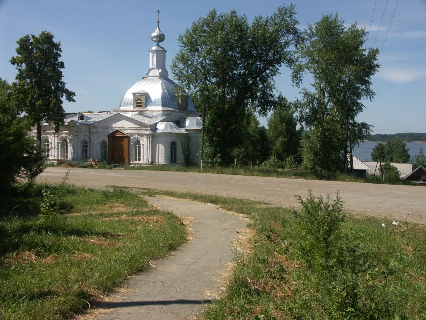 Церковь Входа Господня в Иерусалим, Насадка (Кунгурский район и г. Кунгур, Пермский край). общий вид в ландшафте