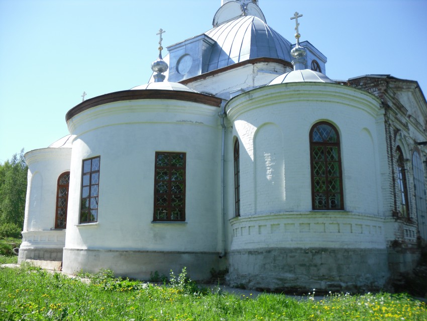 Церковь Входа Господня в Иерусалим, Насадка (Кунгурский район и г. Кунгур, Пермский край). архитектурные детали, алтарные апсиды