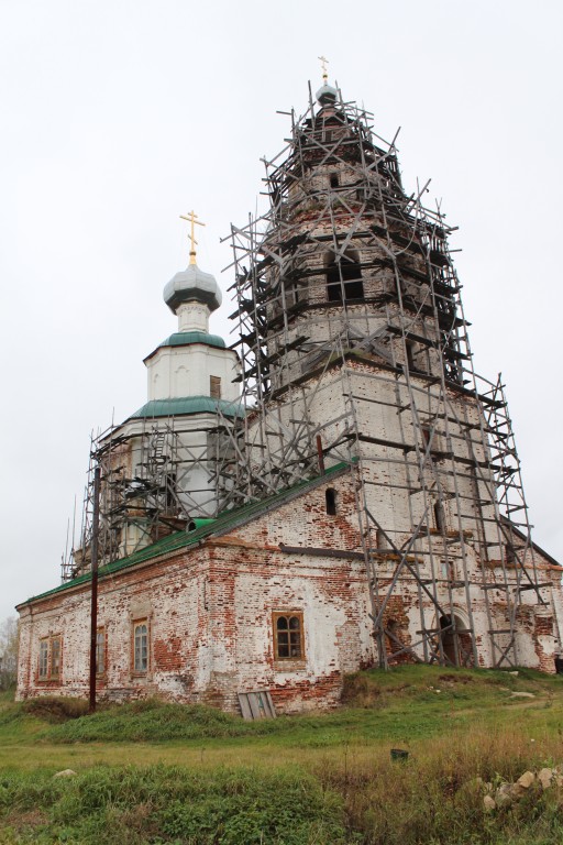 Каширино. Церковь Спаса Преображения. фасады