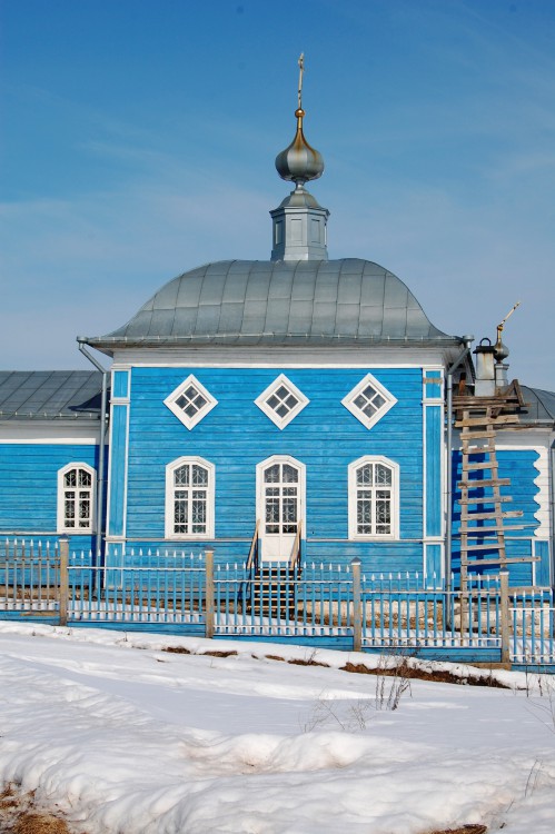 Церковь Алексия, митрополита Московского, Кособаново (Кунгурский район и г. Кунгур, Пермский край). фасады, южный фасад основного объема