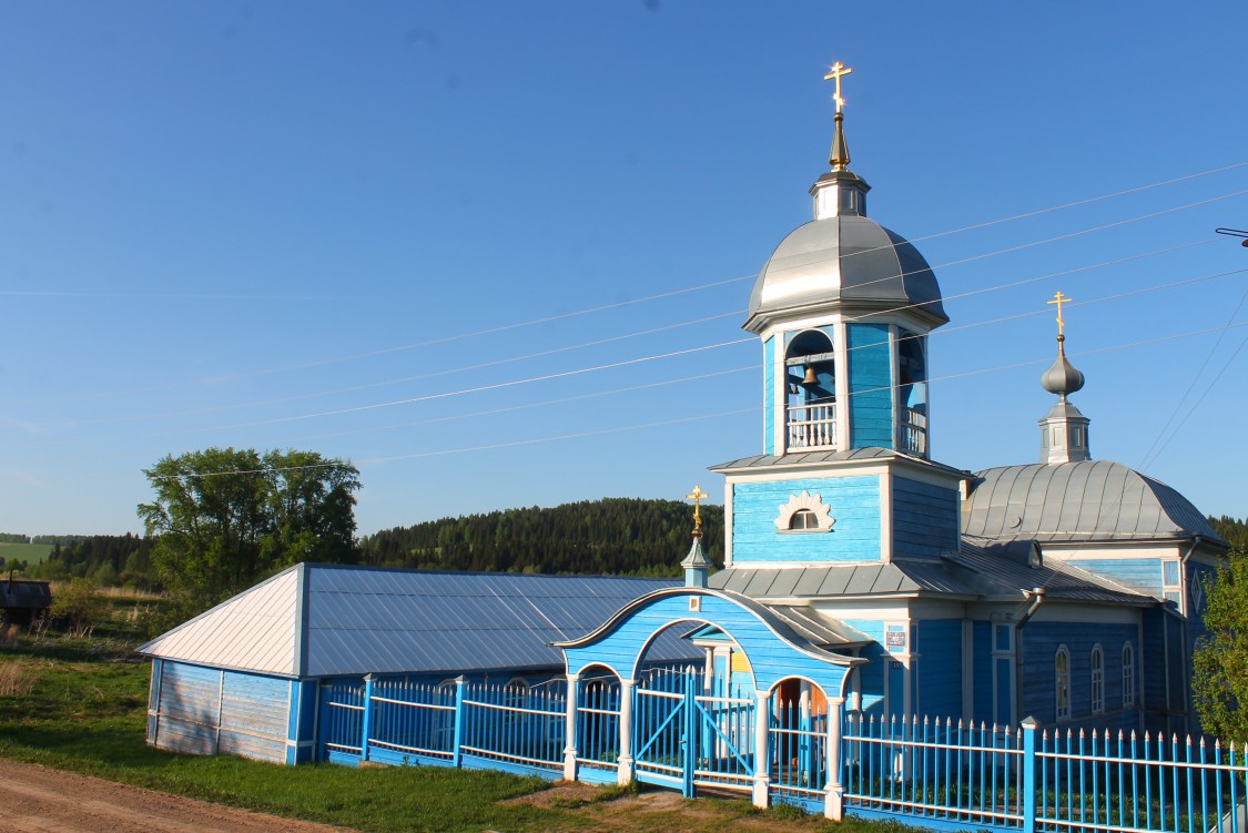 Церковь Алексия, митрополита Московского, Кособаново (Кунгурский район и г. Кунгур, Пермский край). фасады