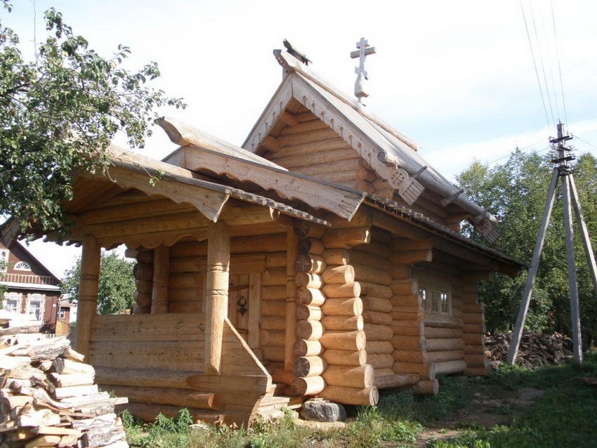 Часовня Кронида Радонежского, Воздвиженское (Сергиево-Посадский городской округ, Московская область). фасады, Вид с запада