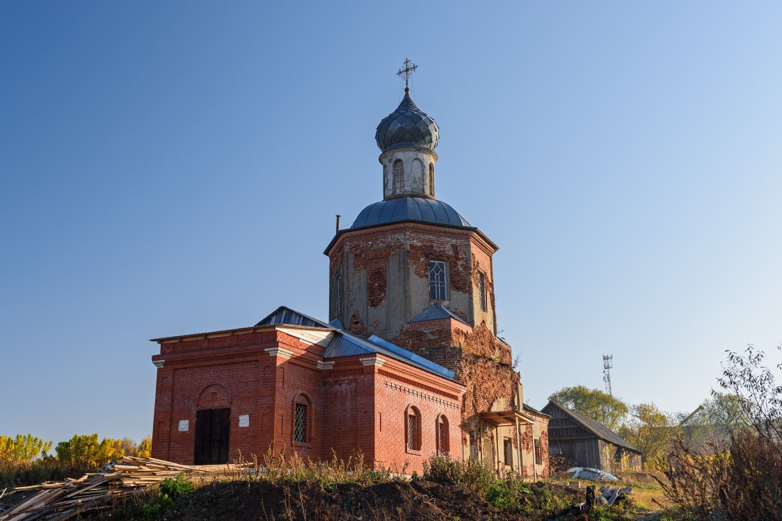 Церковь Преображения Господня, Журавна (Зарайский городской округ, Московская область). фасады, Журавна. Церковь Спаса Преображения