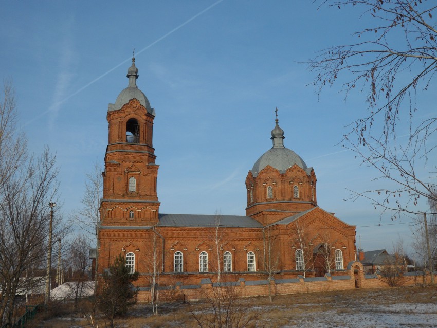 Церковь Иоанна Богослова, Карамышево (Грязинский район, Липецкая область). фасады