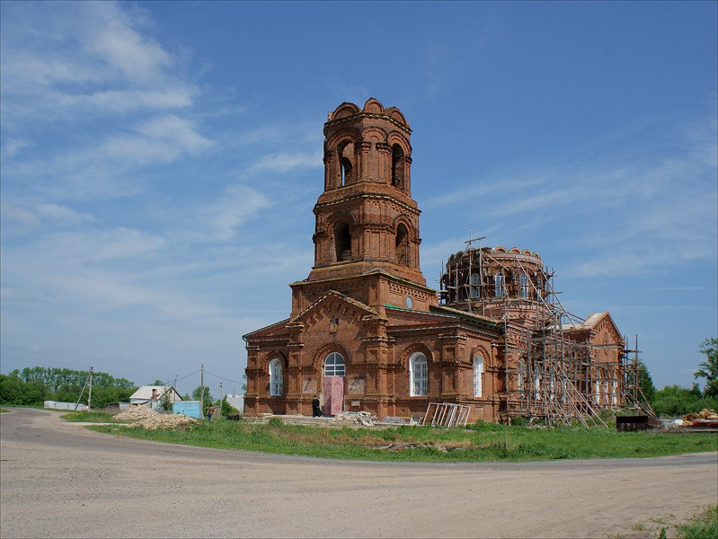 Церковь Иоана Богослова, Головщино (Грязинский район, Липецкая область). документальные фотографии