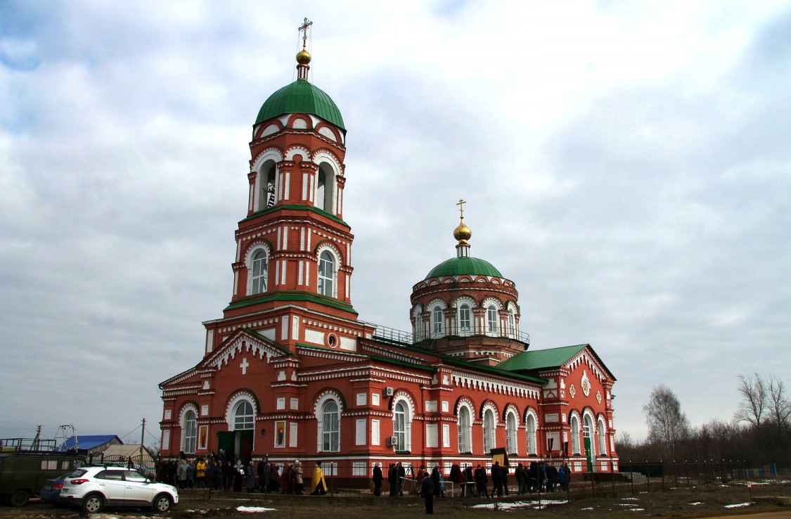 Головщино. Церковь Иоана Богослова. фасады, Крестный ход