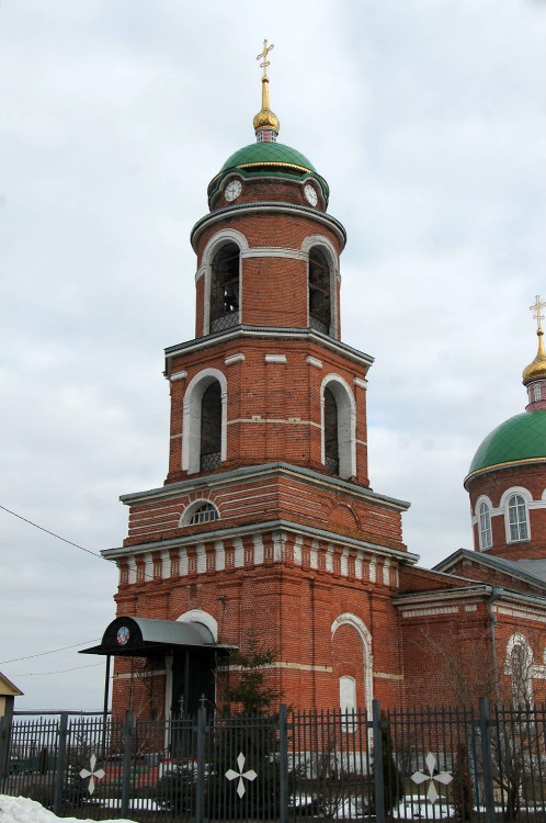 Церковь Николая Чудотворца, Плеханово (Грязинский район, Липецкая область). фасады, колокольня