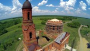 Церковь Космы и Дамиана, с воздуха<br>, Средняя Лукавка, Грязинский район, Липецкая область