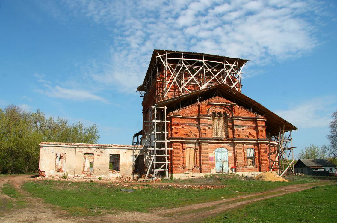 Церковь Воскресения Христова, Воскресенское (Воскресенский с/с) (Данковский район, Липецкая область). фасады