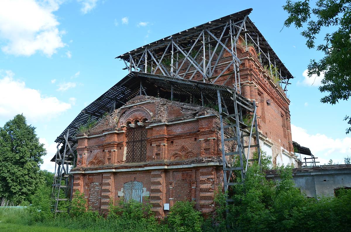 фасады. Церковь Воскресения Христова, Воскресенское (Воскресенский с/с) (Данковский район, Липецкая область)