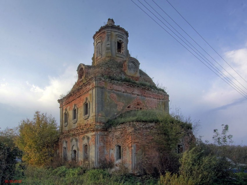 Еропкино. Церковь Казанской иконы Божией Матери. фасады