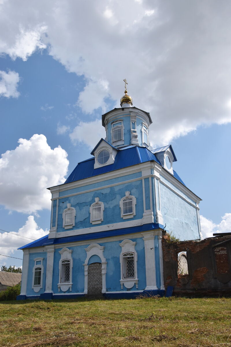 Церковь Казанской иконы Божией Матери, Еропкино (Данковский район, Липецкая область). фасады