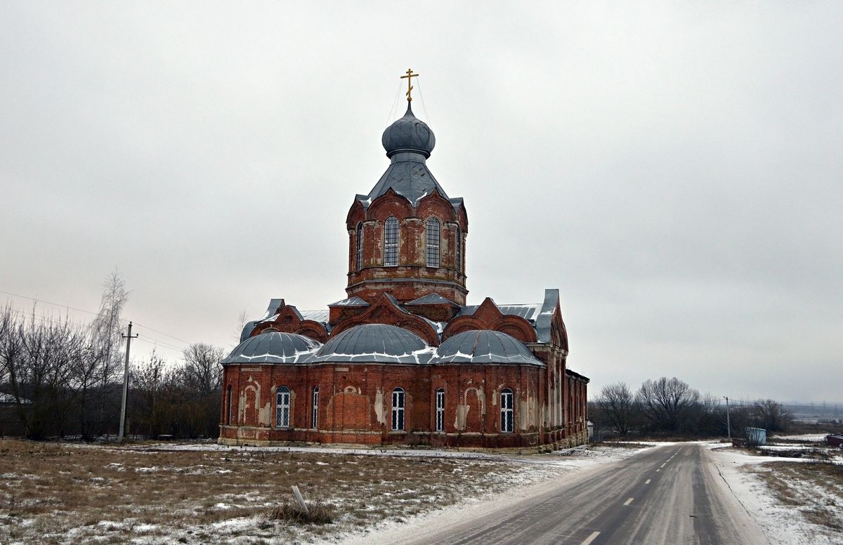 фасады. Церковь Михаила Архангела и Илии Пророка, Архангельское (Елецкий район и г. Елец, Липецкая область)