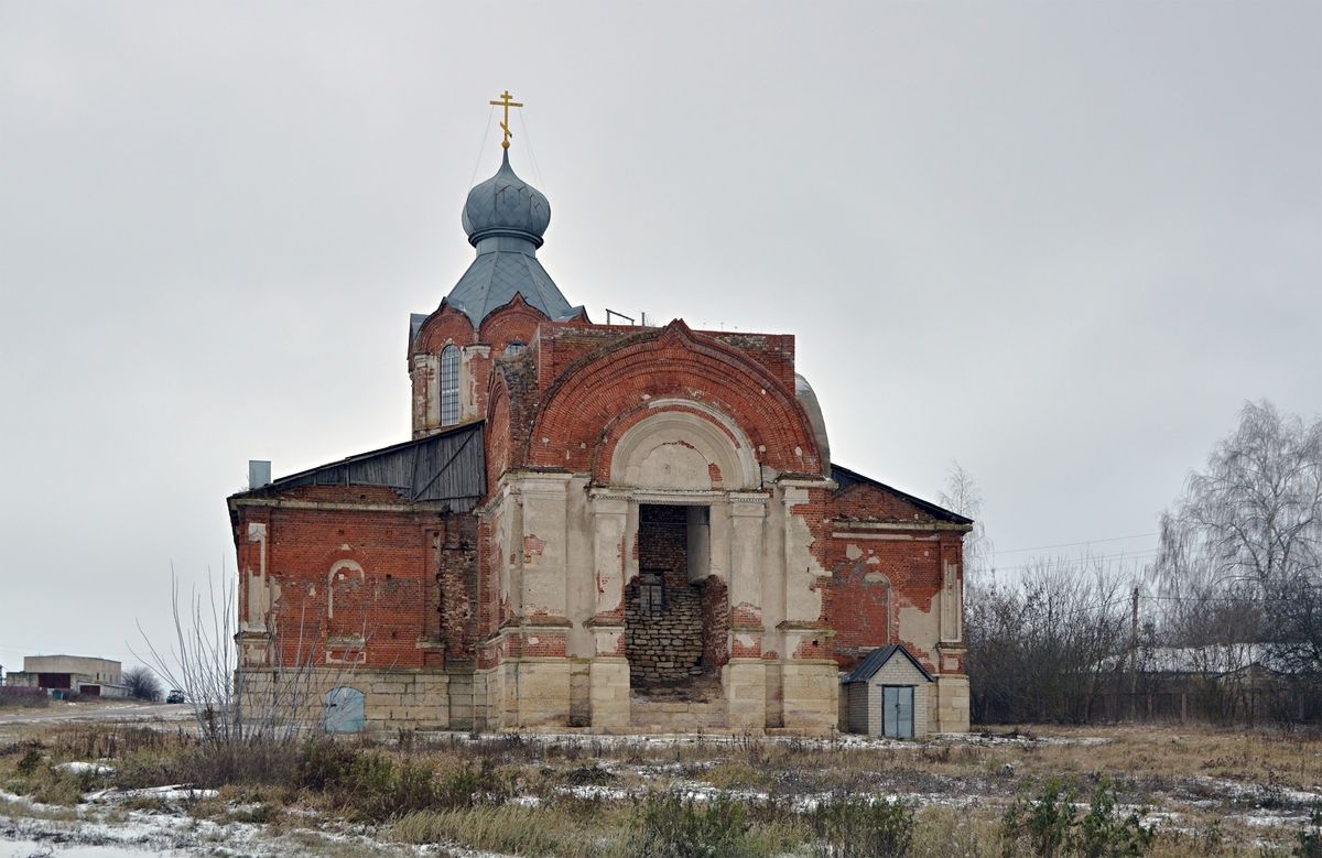 фасады. Церковь Михаила Архангела и Илии Пророка, Архангельское (Елецкий район и г. Елец, Липецкая область)