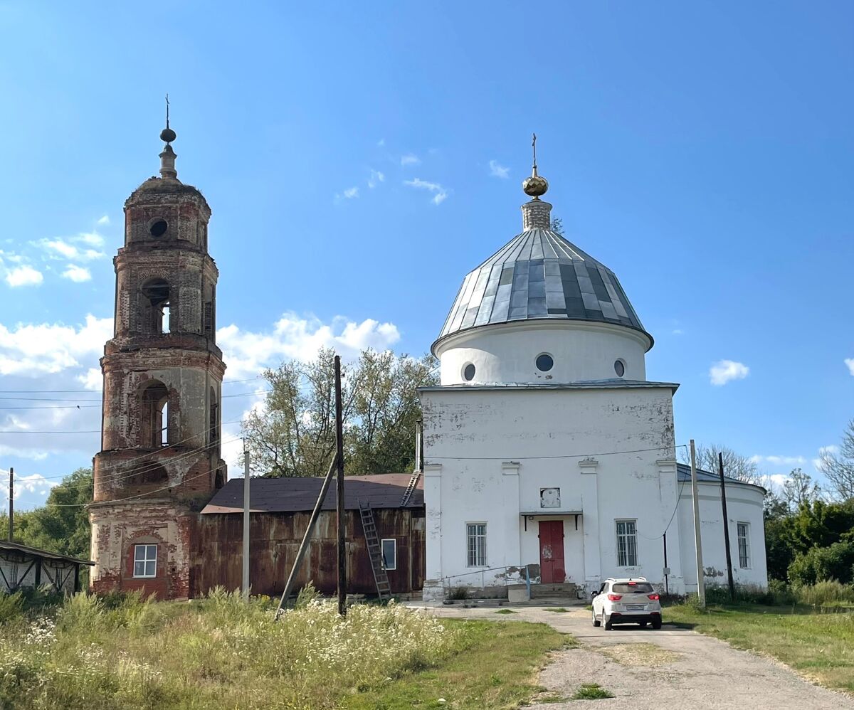 Церковь Воскресения Христова, Кудрявщино (Данковский район, Липецкая область). фасады