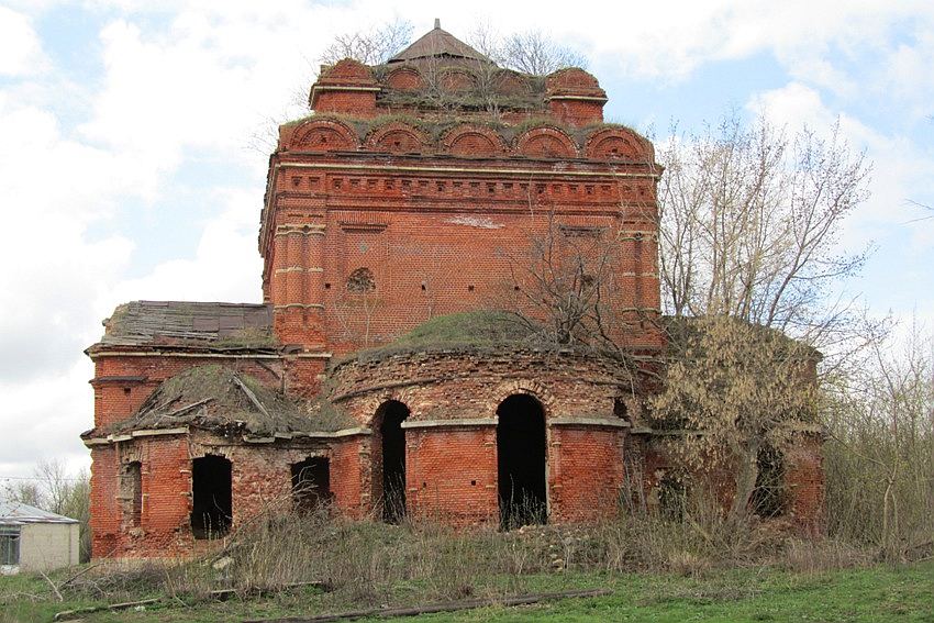 Церковь Воскресения Христова, Воскресенское (Воскресенский с/с) (Данковский район, Липецкая область). фасады, восточный фасад