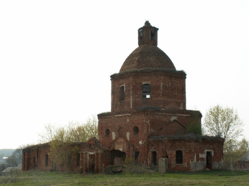 Петровское. Церковь Михаила Архангела. фасады, Вид с юго-востока