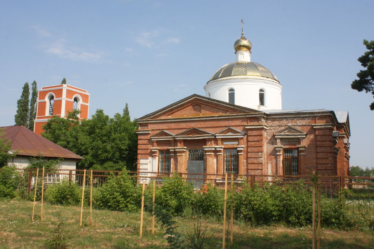 Церковь Покрова Пресвятой Богородицы, Ратчино (Добровский район, Липецкая область). фасады