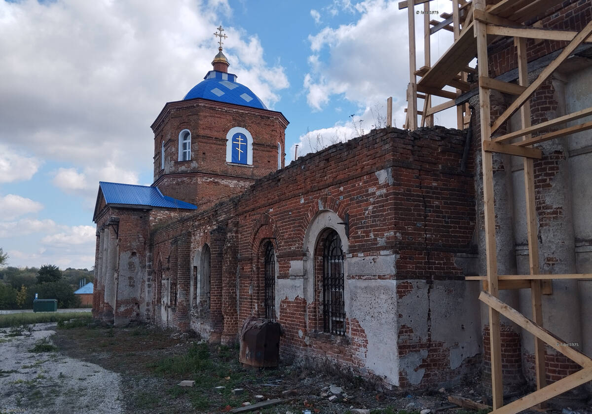 Церковь Казанской иконы Божией Матери, Слепуха (Долгоруковский район, Липецкая область). архитектурные детали
