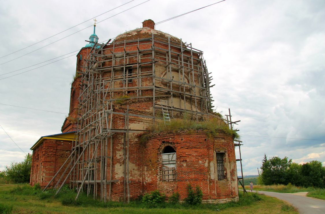 Церковь Покрова Пресвятой Богородицы, Голиково (Елецкий район и г. Елец, Липецкая область). документальные фотографии