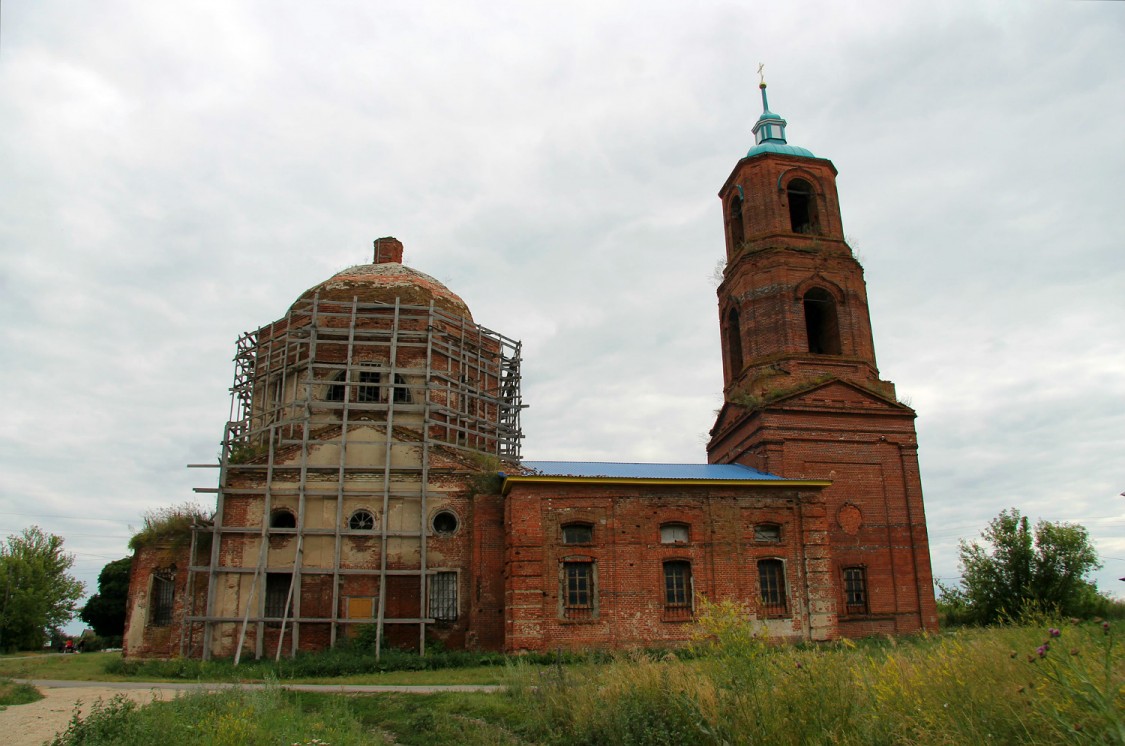 Церковь Покрова Пресвятой Богородицы, Голиково (Елецкий район и г. Елец, Липецкая область). документальные фотографии