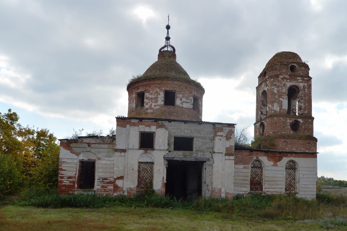 Церковь Троицы Живоначальной, Крутое (Елецкий район и г. Елец, Липецкая область). фасады