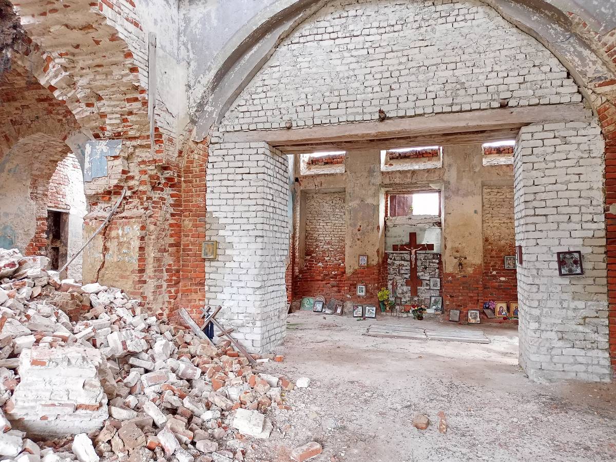 Церковь Троицы Живоначальной, Крутое (Елецкий район и г. Елец, Липецкая область). интерьер и убранство