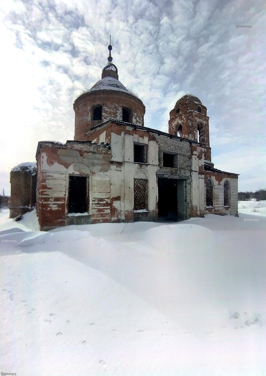 фасады. Церковь Троицы Живоначальной, Крутое (Елецкий район и г. Елец, Липецкая область)