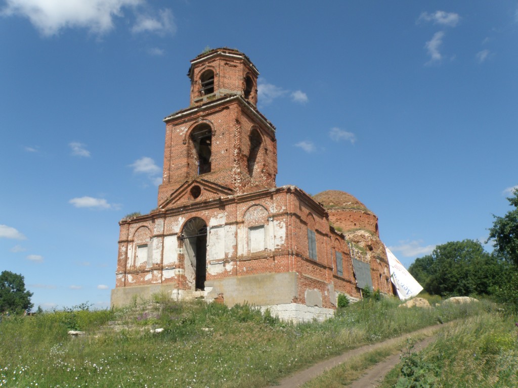 Церковь Смоленской иконы Божией Матери, Сазыкино (Елецкий район и г. Елец, Липецкая область). фасады
