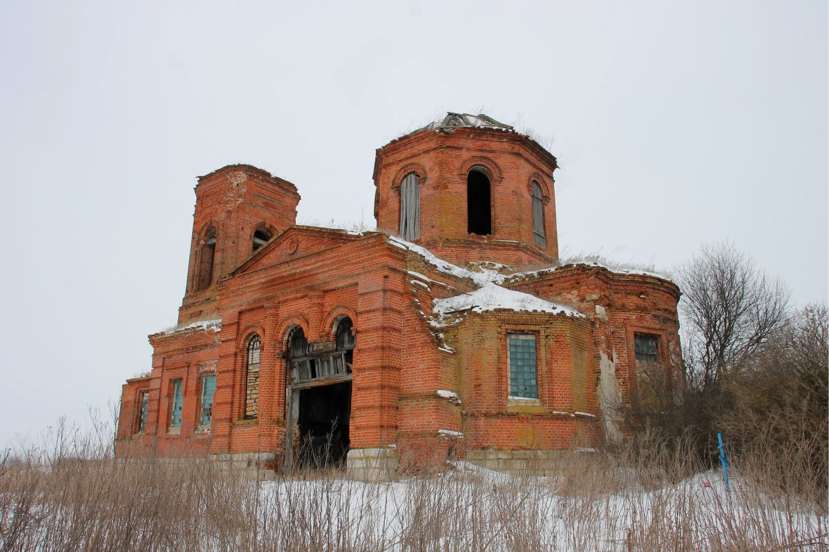 Церковь Михаила Архангела, Архангельское (Задонский район, Липецкая область). фасады