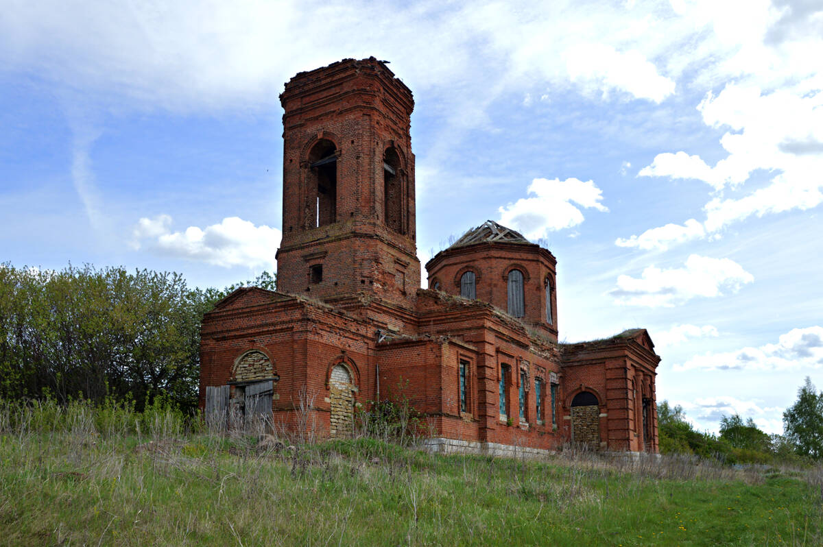 Церковь Михаила Архангела, Архангельское (Задонский район, Липецкая область). фасады