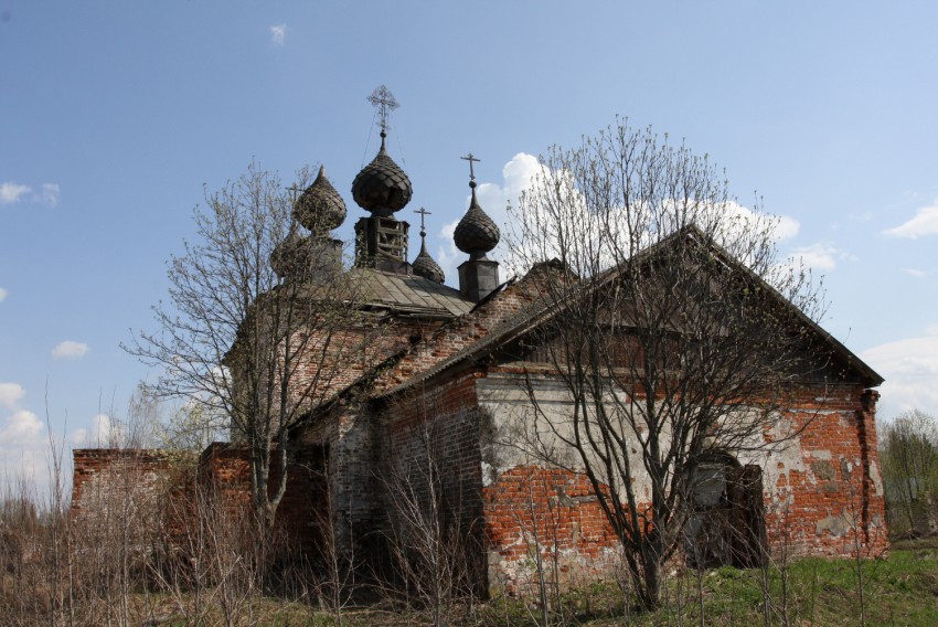 Вышеславское. Церковь Казанской иконы Божией Матери. фасады