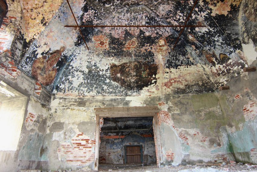 Церковь Казанской иконы Божией Матери, Вышеславское (Гаврилов-Ямский район, Ярославская область). интерьер и убранство