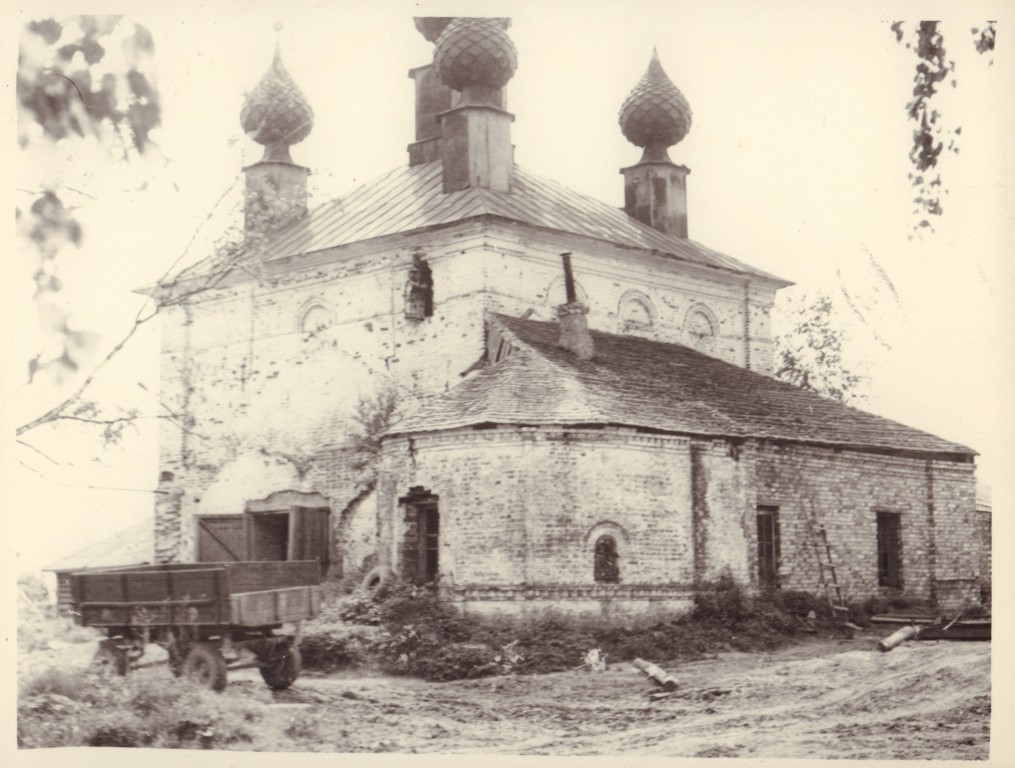 Церковь Казанской иконы Божией Матери, Вышеславское (Гаврилов-Ямский район, Ярославская область). архивная фотография, © Государственный институт искусствознания (с разрешения правообладателя)