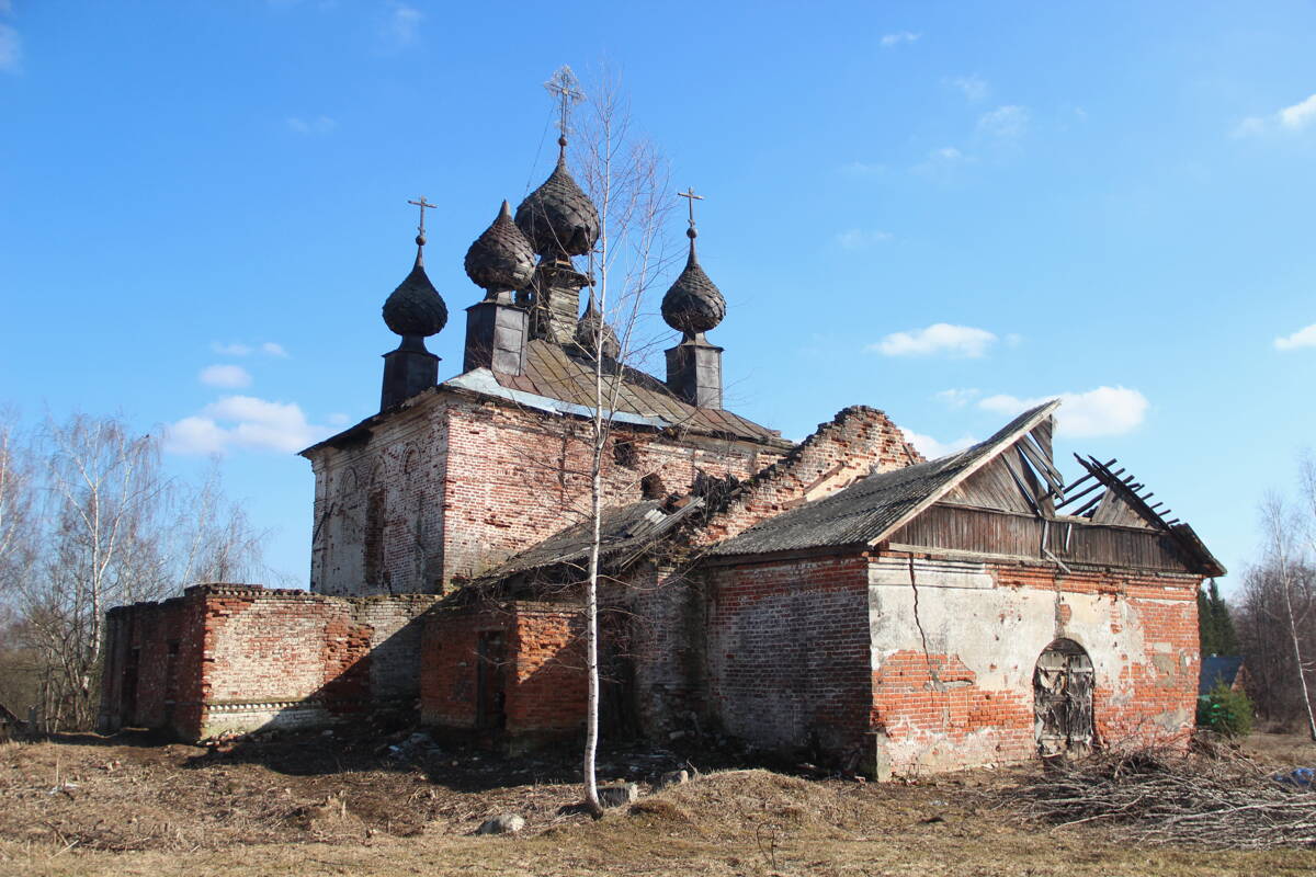 Церковь Казанской иконы Божией Матери, Вышеславское (Гаврилов-Ямский район, Ярославская область). фасады