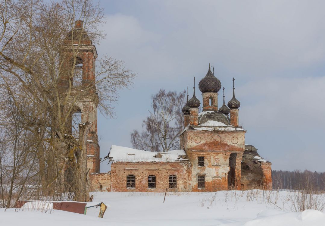 Степанчиково. Церковь Рождества Пресвятой Богородицы. фасады, Вид с юга