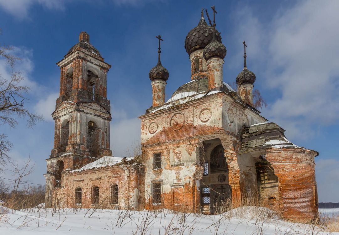 Степанчиково. Церковь Рождества Пресвятой Богородицы. фасады, Вид с юго-востока