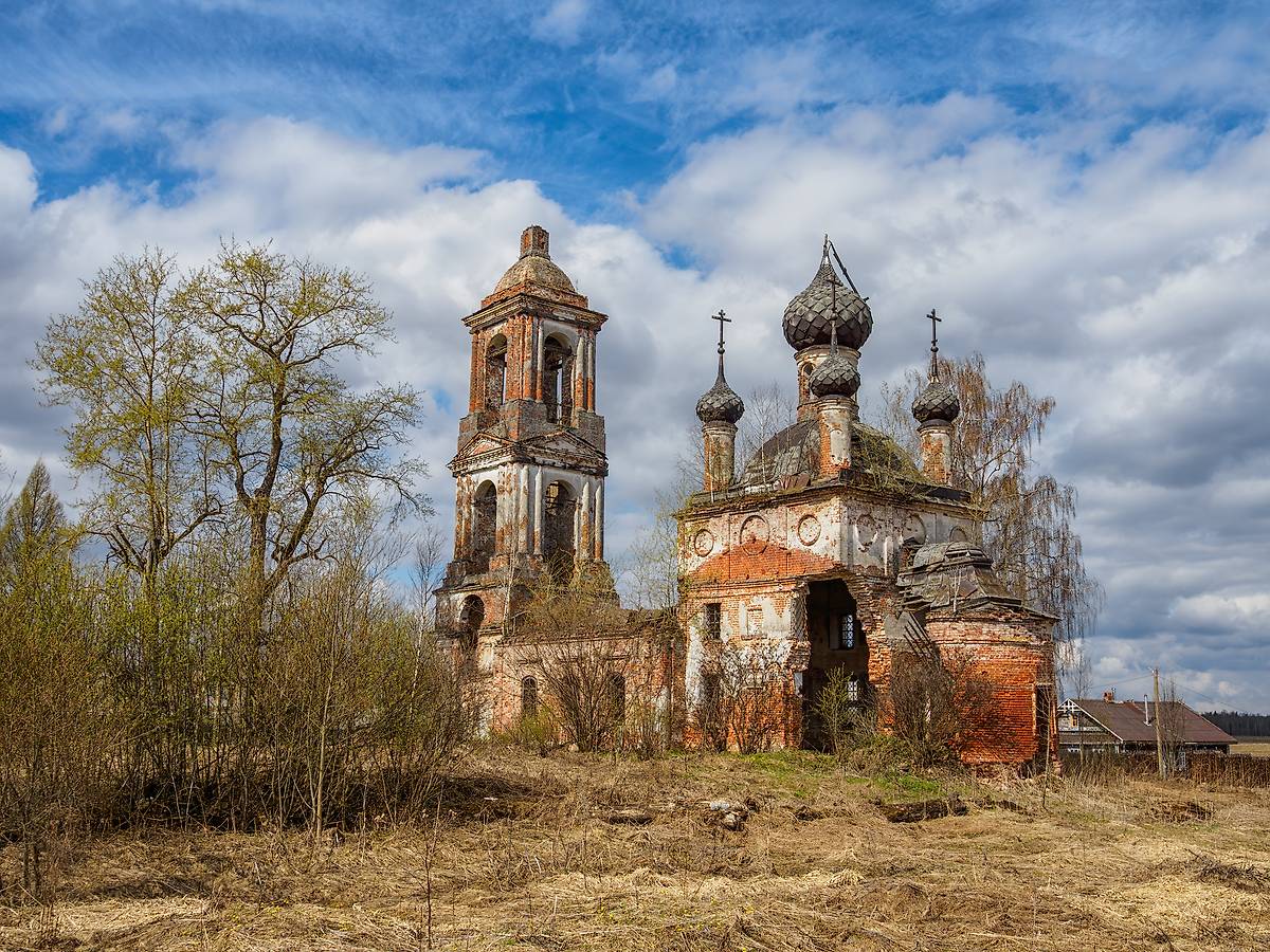 фасады. Церковь Рождества Пресвятой Богородицы, Степанчиково (Гаврилов-Ямский район, Ярославская область)